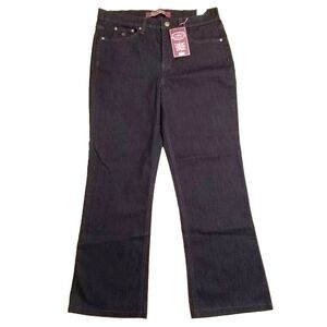 Gloria Vanderbilt Jeans Gabby Mid Rise Flare Blue Denim Jeans Sz 12 New With Tag